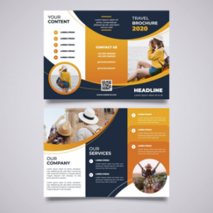 Abstract Trifold Brochure Template